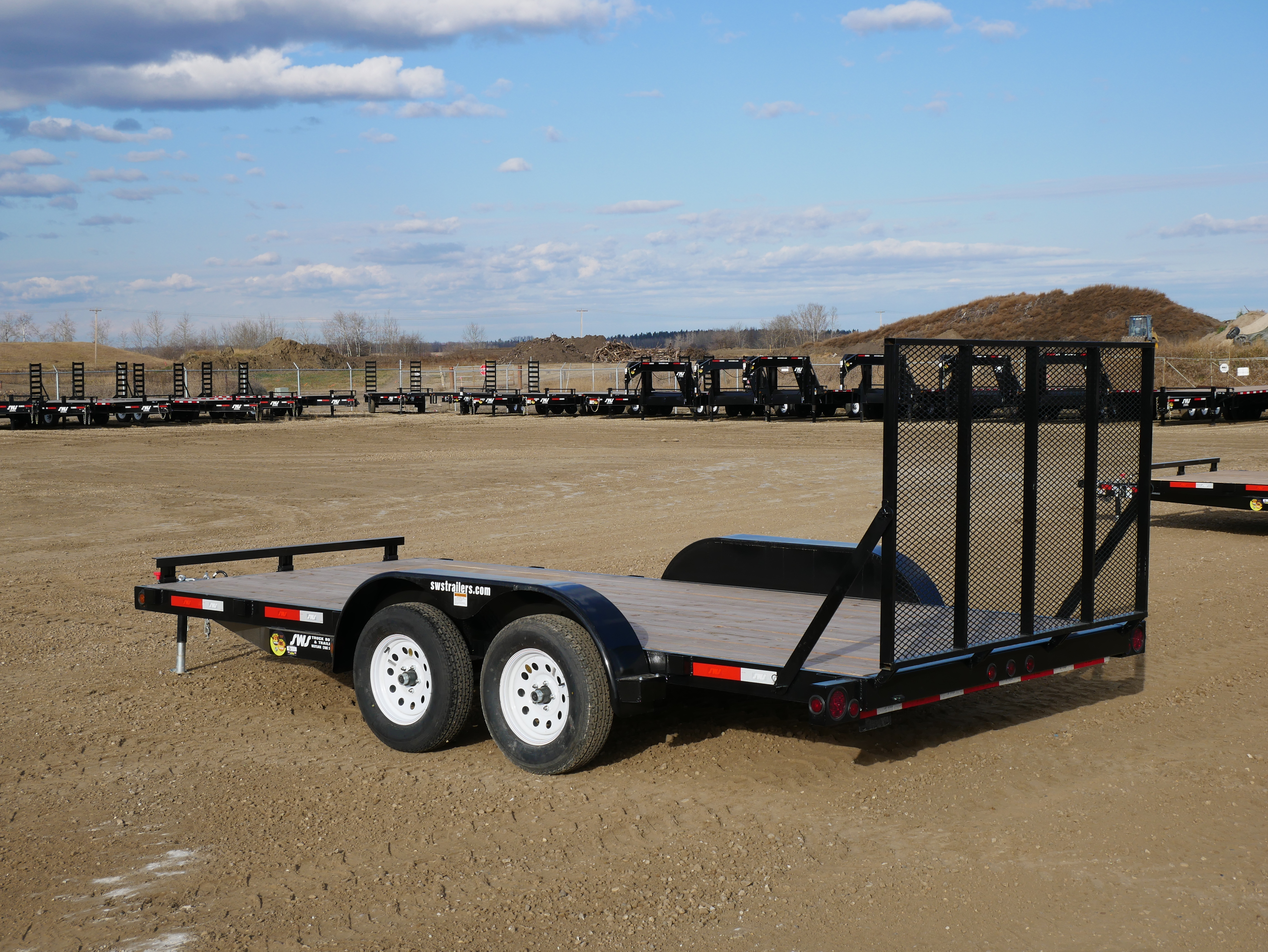 2020 18′ (2)3.5K CAR HAULER – UTILITY TRAILER – SWS Trailers