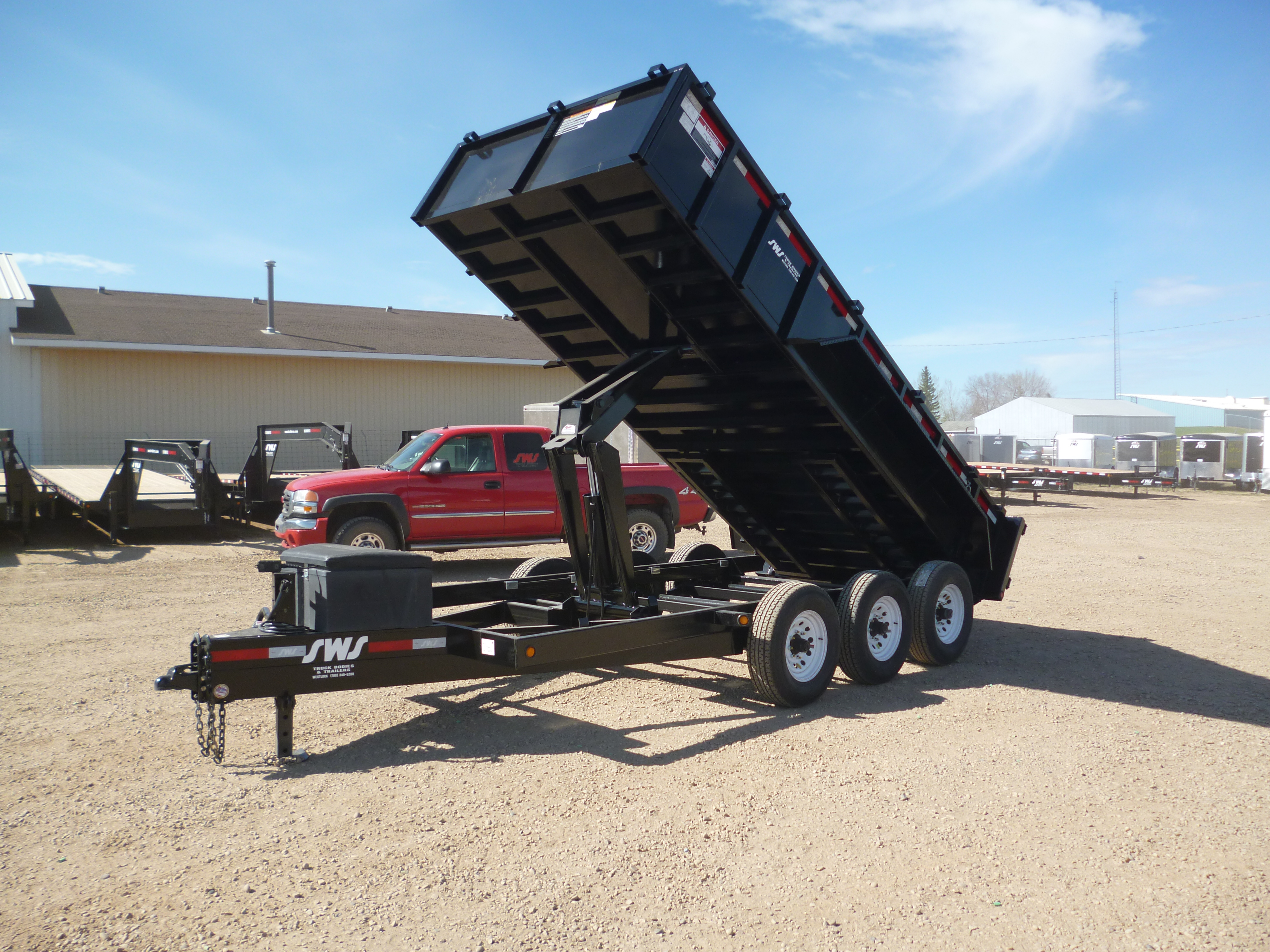 2020 7’X16′ (3)7K TAG HEAVY DUTY ELECTRIC/HYDRAULIC DUMP TRAILER – SWS