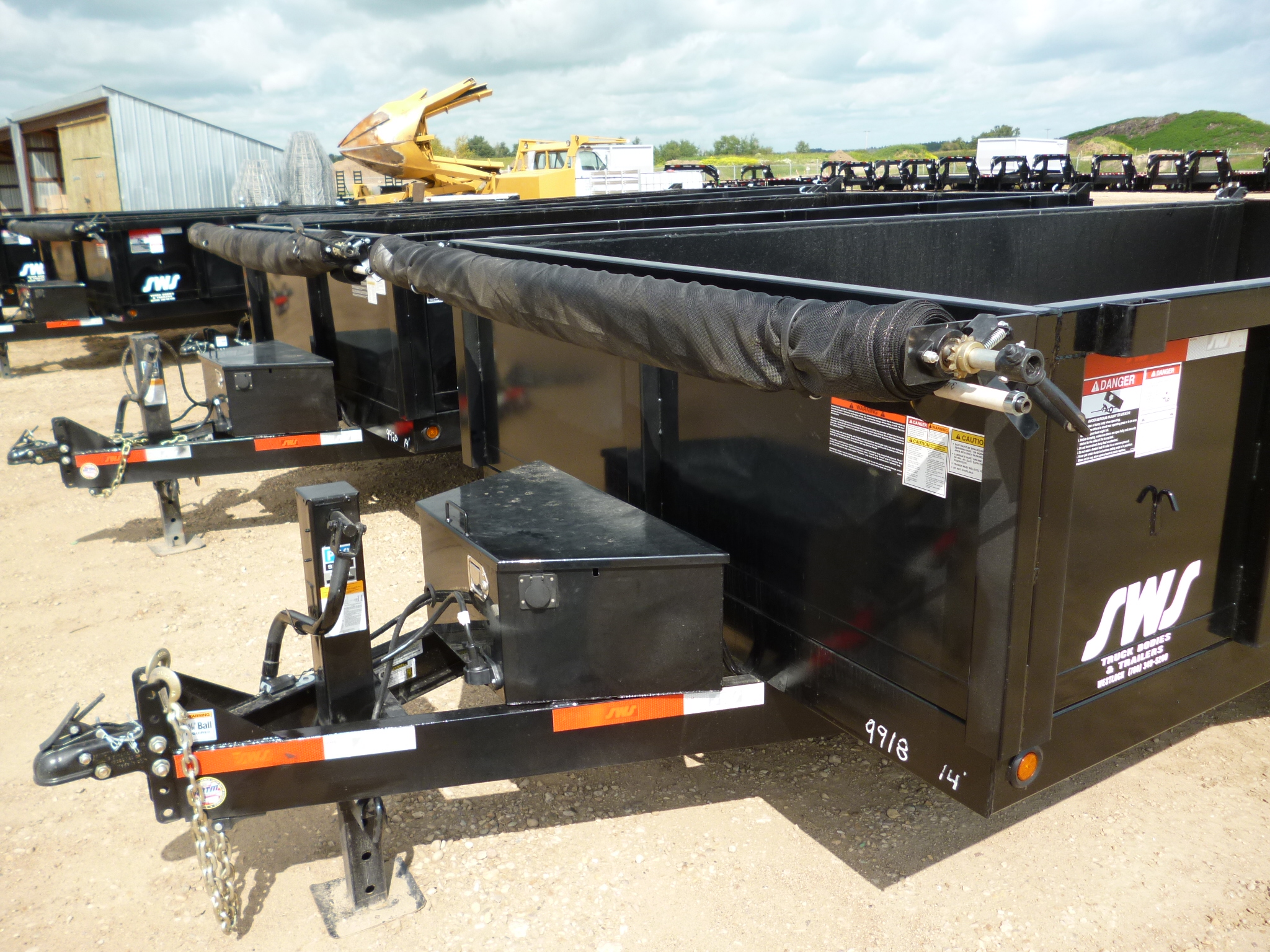 2021 7’X16′ (2)7K TAG HEAVY DUTY ELECTRIC/HYDRAULIC DUMP TRAILER – SWS