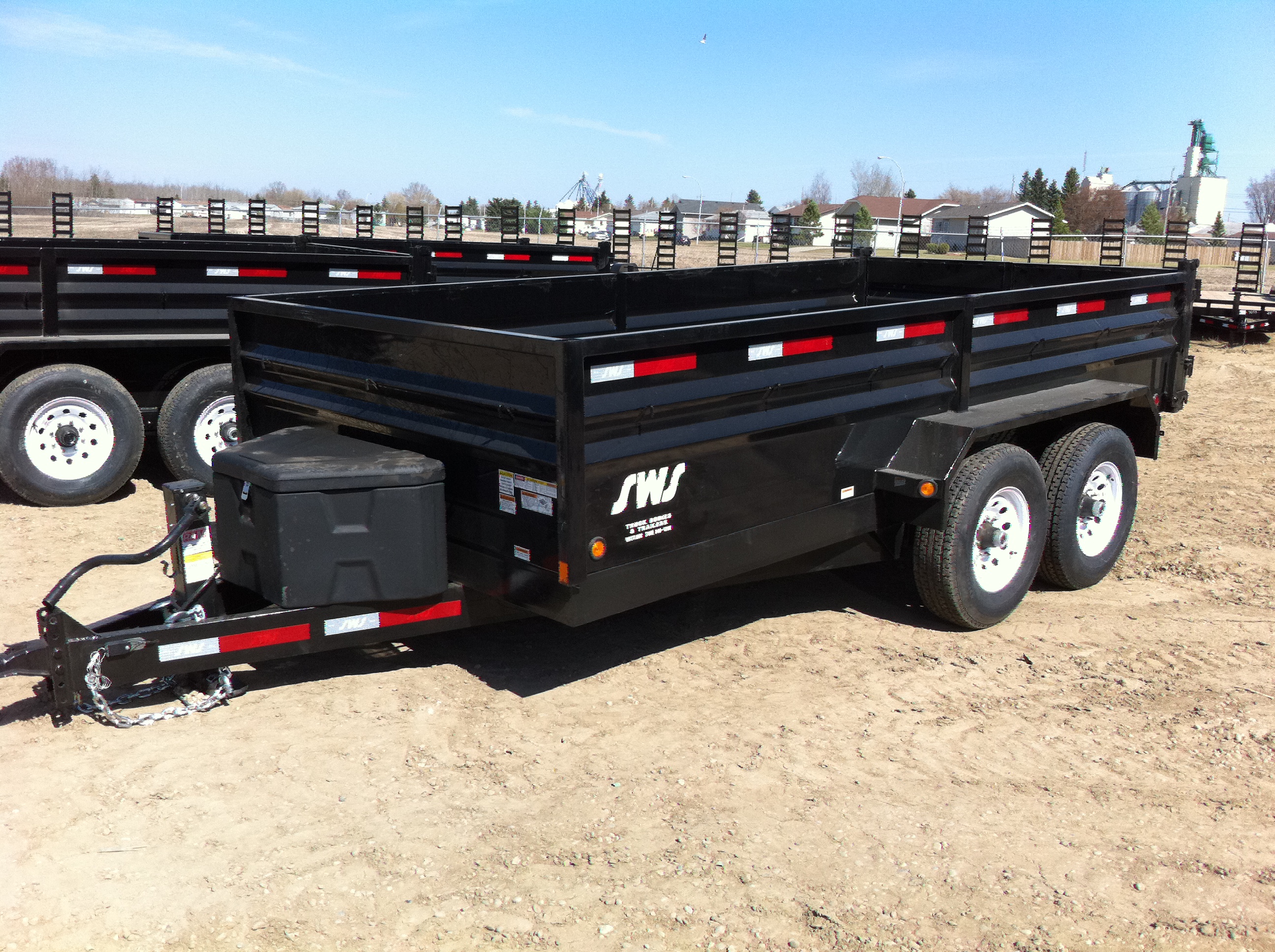 2021 7’X14′ (2)7K TAG HEAVY DUTY ELECTRIC/HYDRAULIC DUMP TRAILER – SWS