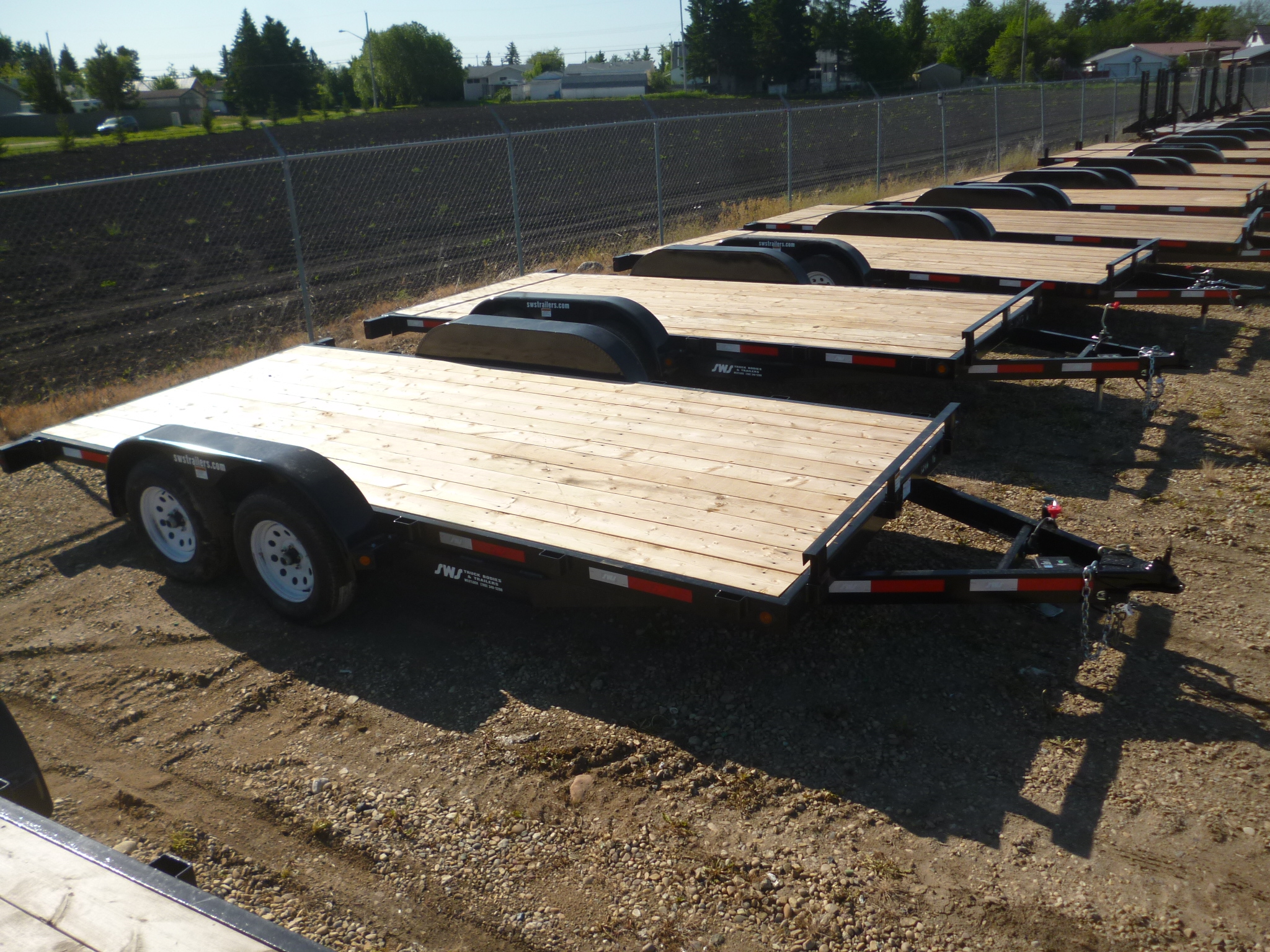 1.0) 2021 16′ (2)3.5K CAR HAULER – UTILITY TRAILER -P/O – SWS Trailers