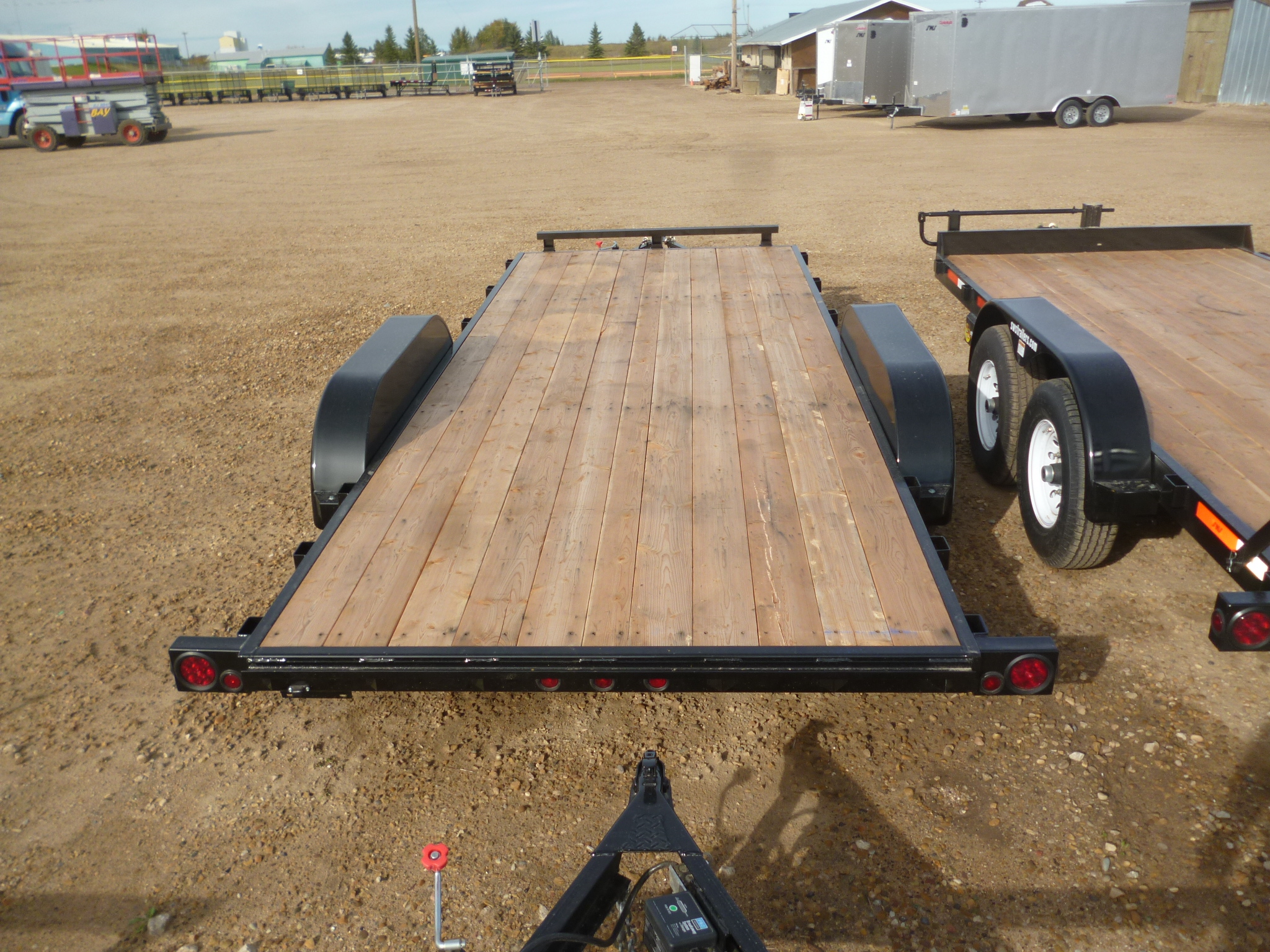 1.7) 2019 18′ (2)7K HEAVY DUTY EQUIPMENT-CONSTRUCTION TRAILER -P/O
