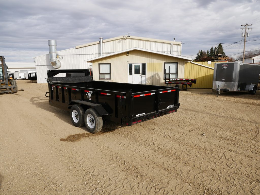 2022 7’X16′ (2)7K GOOSENECK HEAVY DUTY ELECTRIC/HYDRAULIC DUMP TRAILER