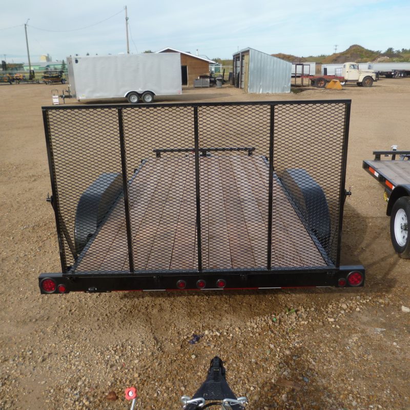 1.1) 2021 16′ (2)3.5K CAR HAULER – UTILITY TRAILER -MESH RAMP – SWS